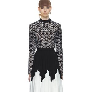 Self Portrait Crochet Maxi Gown